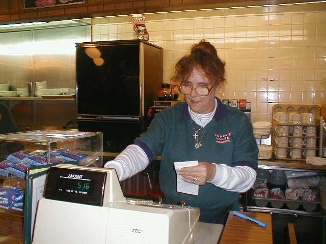 Sarah at Register